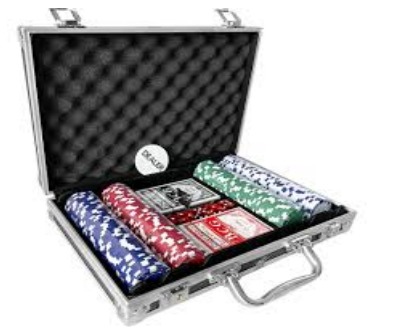 JUEGO DE POKER EN ESTUCHE